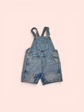 Baby Girl Denim Short Overalls