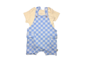 aby Boy Overall & Short-Sleeve Bodysuit Set
