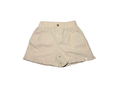 Baby Girl Beige Ruffle Hem Shorts