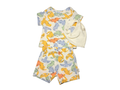Baby Boy Shirt, Shorts & Bib Set