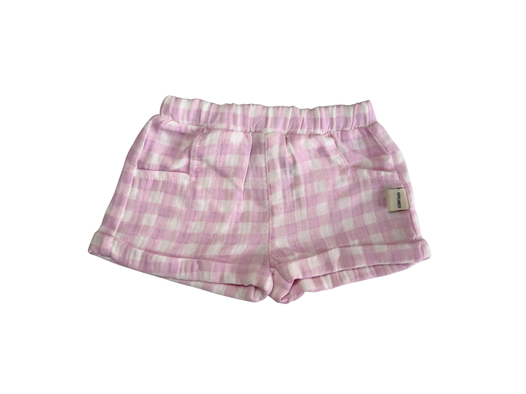 Baby Girl Gingham Shorts
