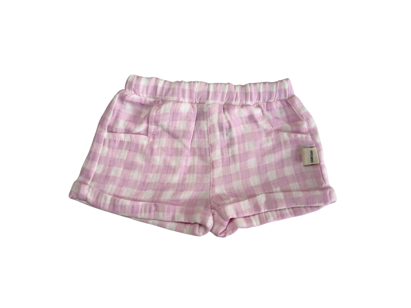 Baby Girl Gingham Shorts