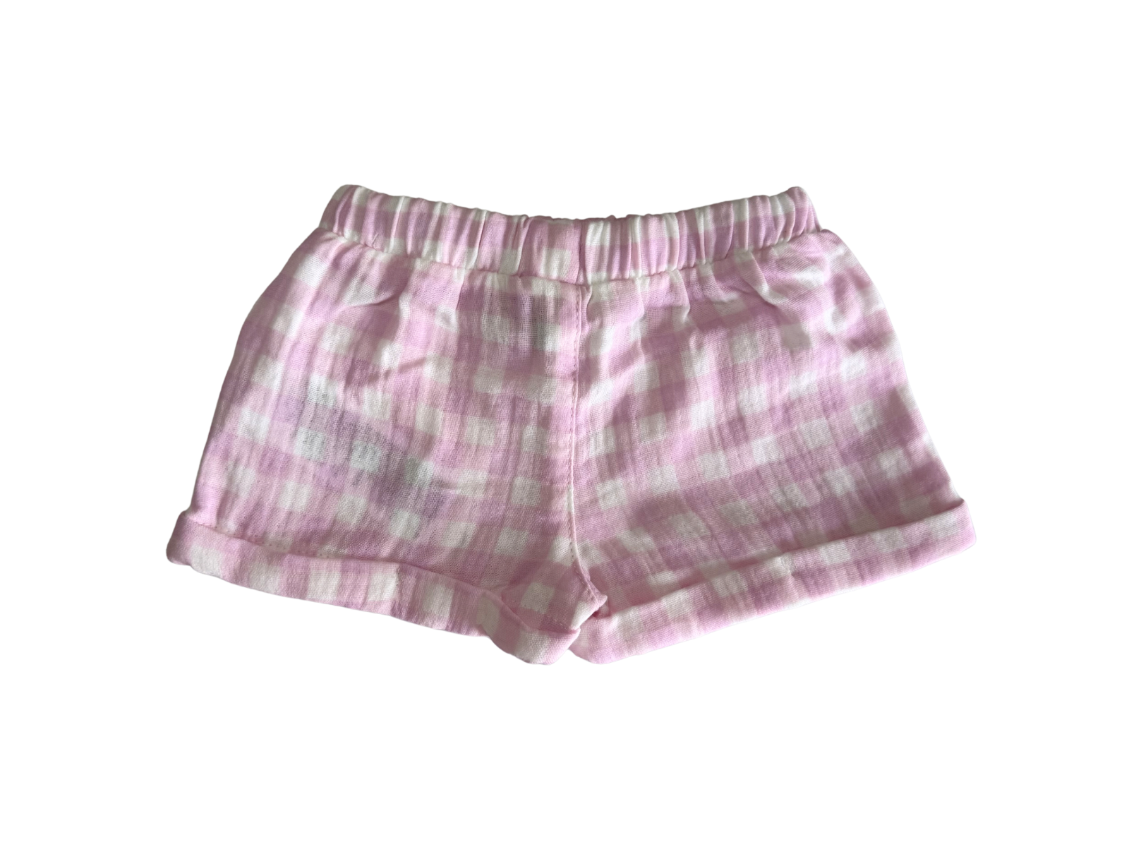 Baby Girl Gingham Shorts