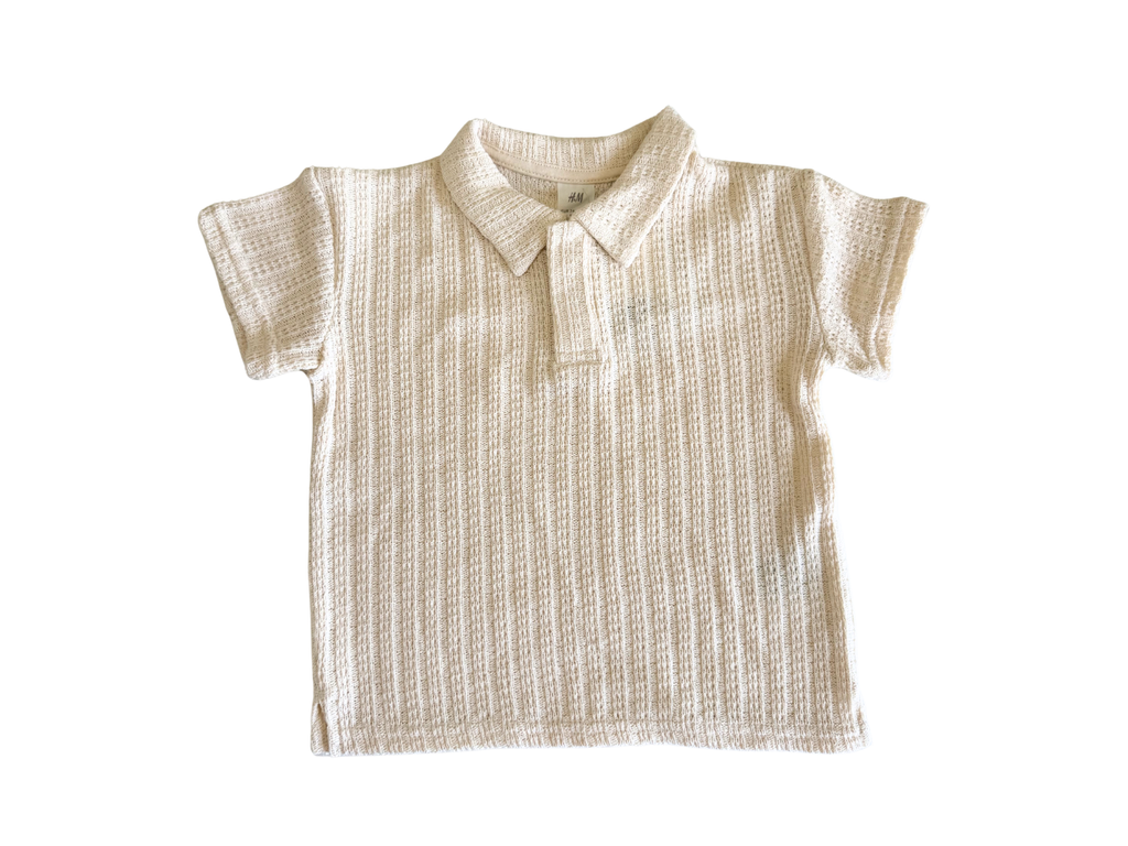 Baby Boy Cream Knit Set
