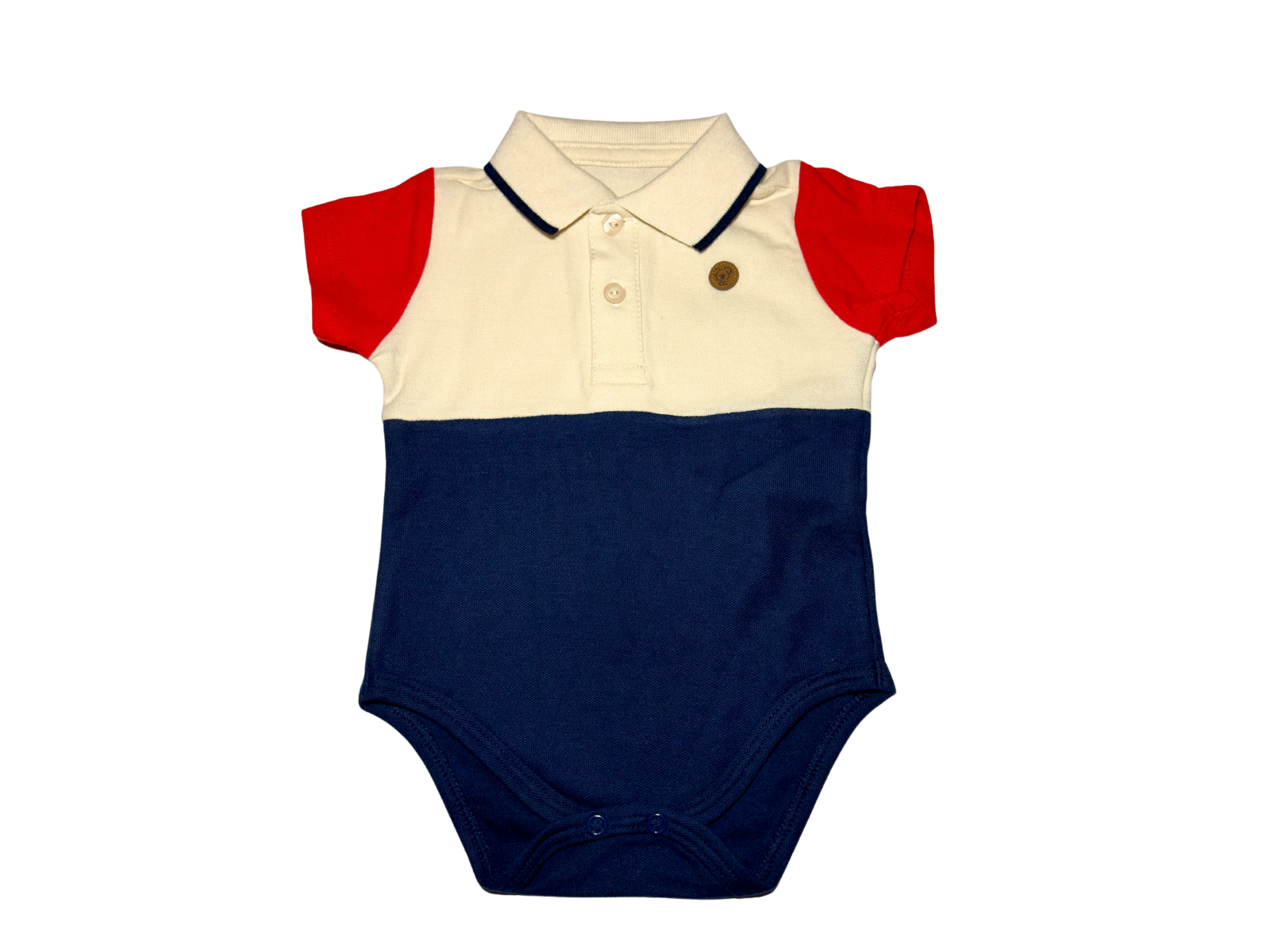 Baby Boy Polo Bodysuit