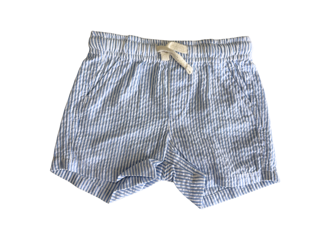 Blue & White Striped Beach Set for Baby Boy