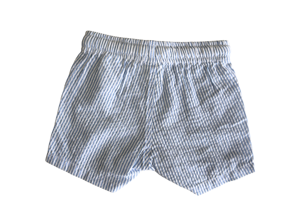 Blue & White Striped Beach Set for Baby Boy